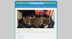Desktop Screenshot of completestringing.co.uk